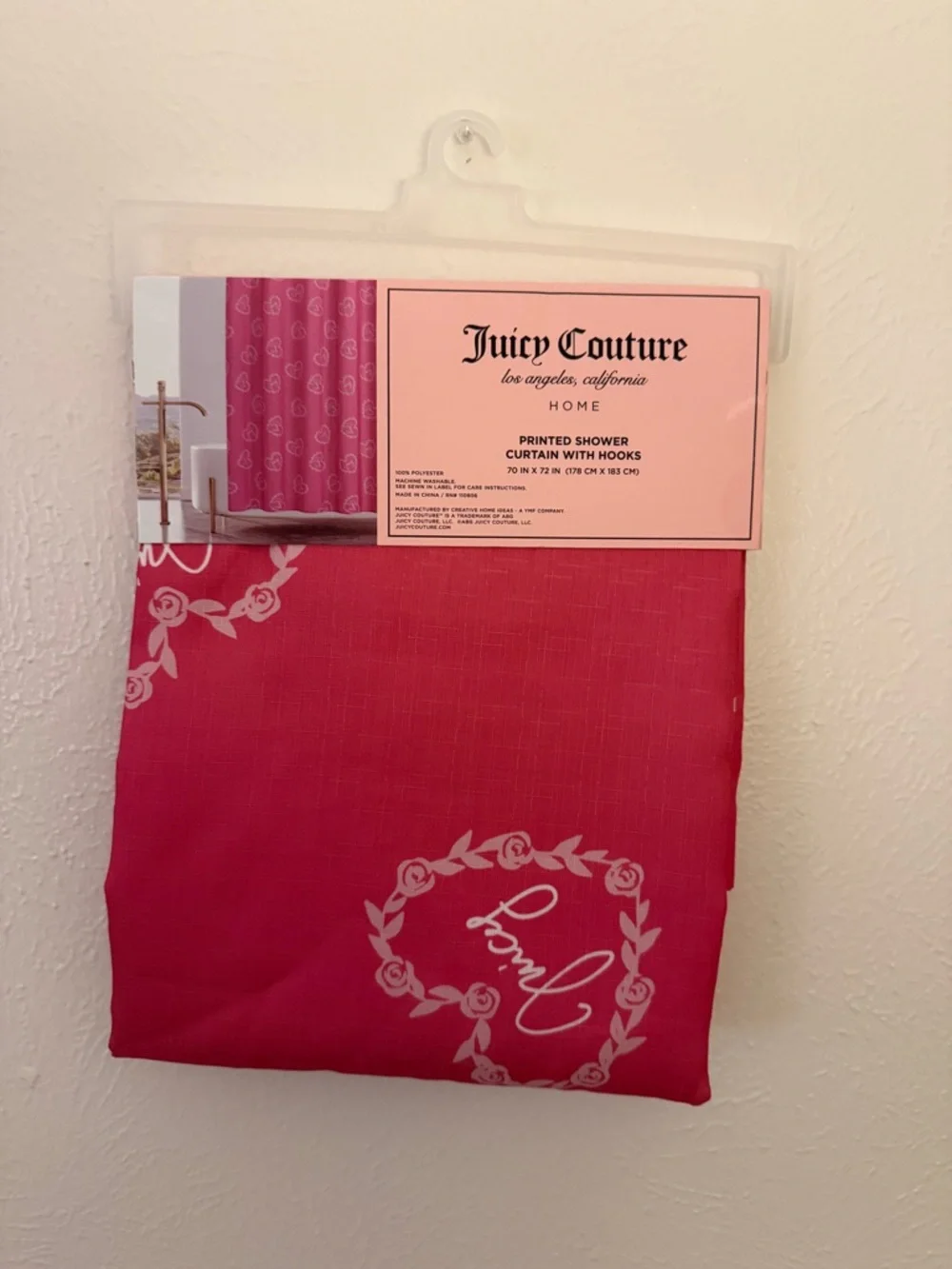 Juicy Couture Shower Curtain